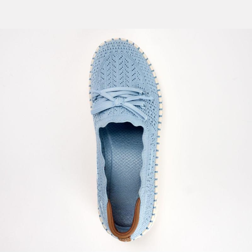 Mocasines de memory foam tejidos Regina