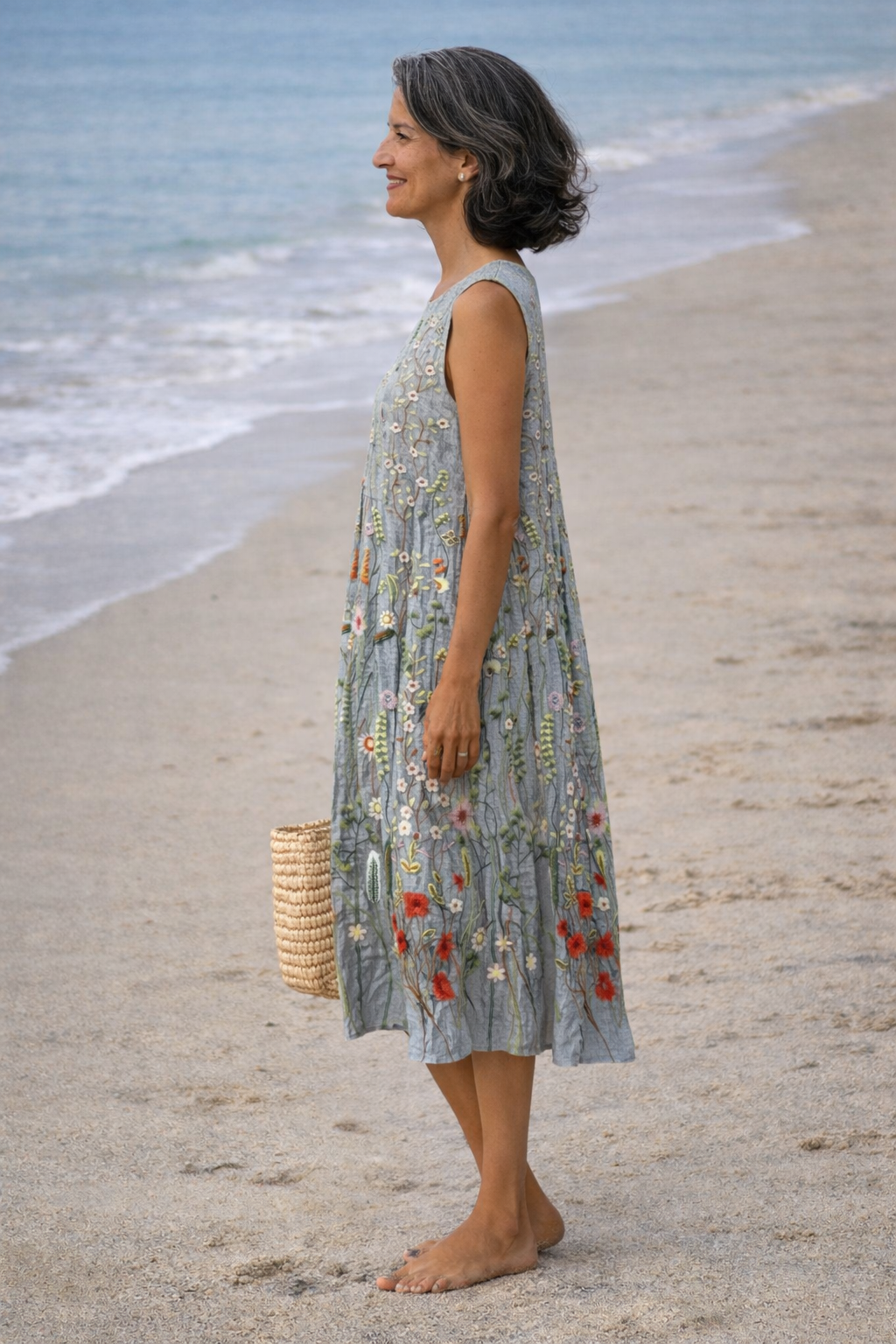Vestido midi floral Valeria