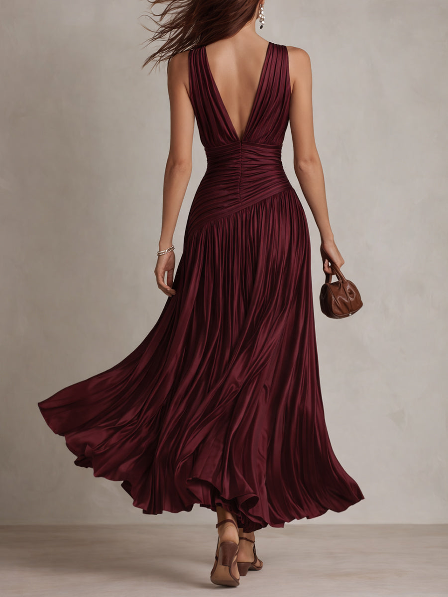 Vestido de saten Daniela