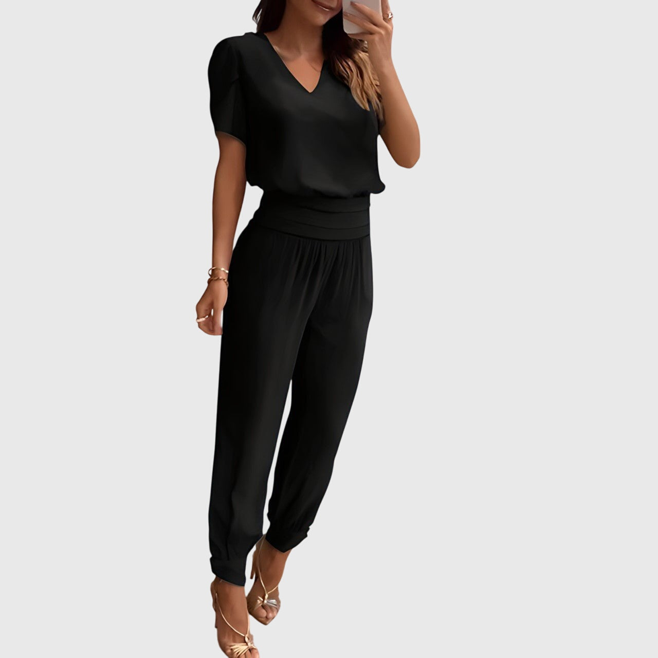 Conjunto de blusa y pantalón Alejandra