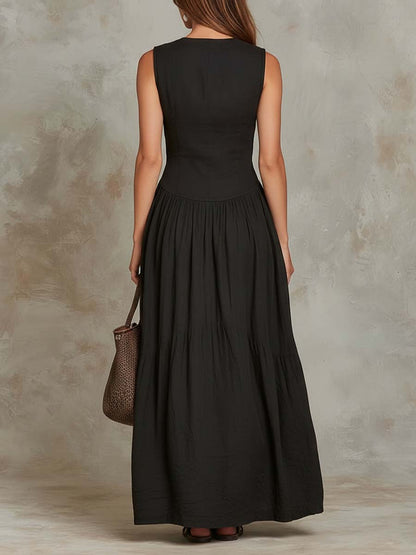 Vestido de lino Aurora