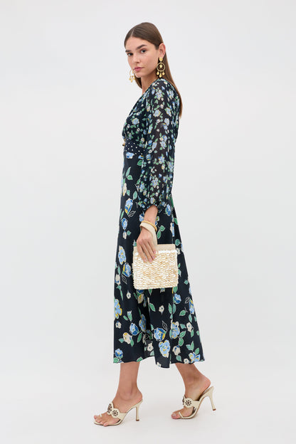 Vestido midi floral Renata