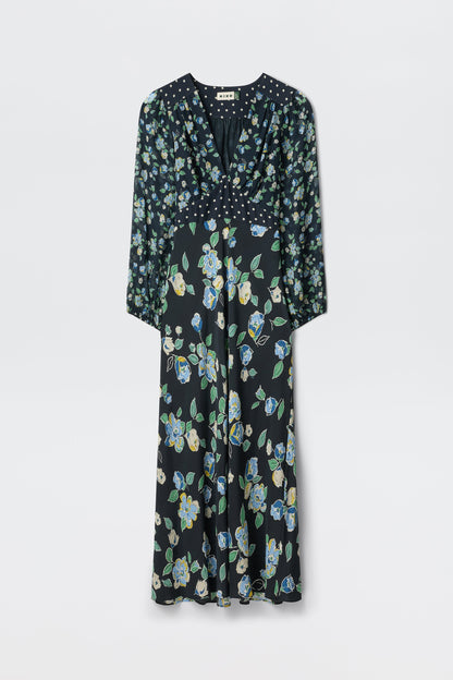 Vestido midi floral Renata