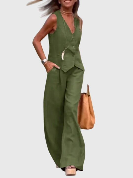 Conjunto elegante de dos piezas Ángela