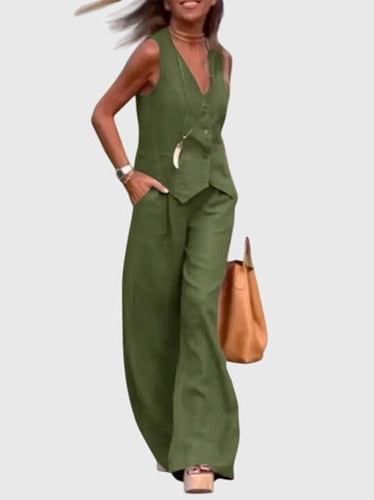 Conjunto elegante de dos piezas Ángela