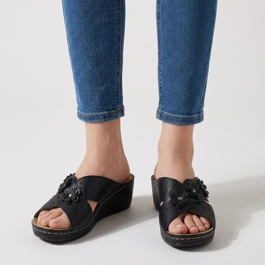 Ginevra — Sandalias cómodas de plataforma para mujer