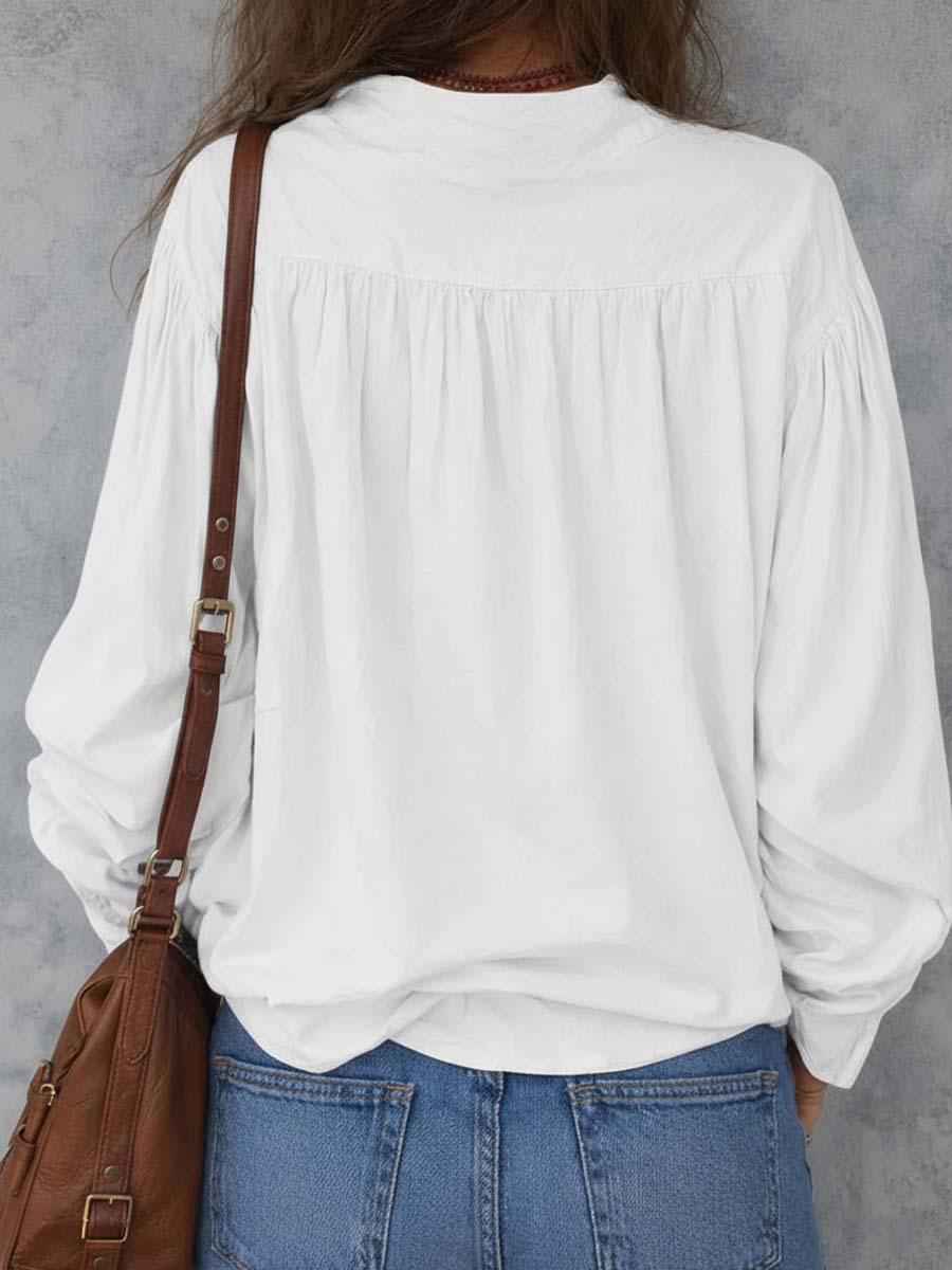 Blusa plisada Renata