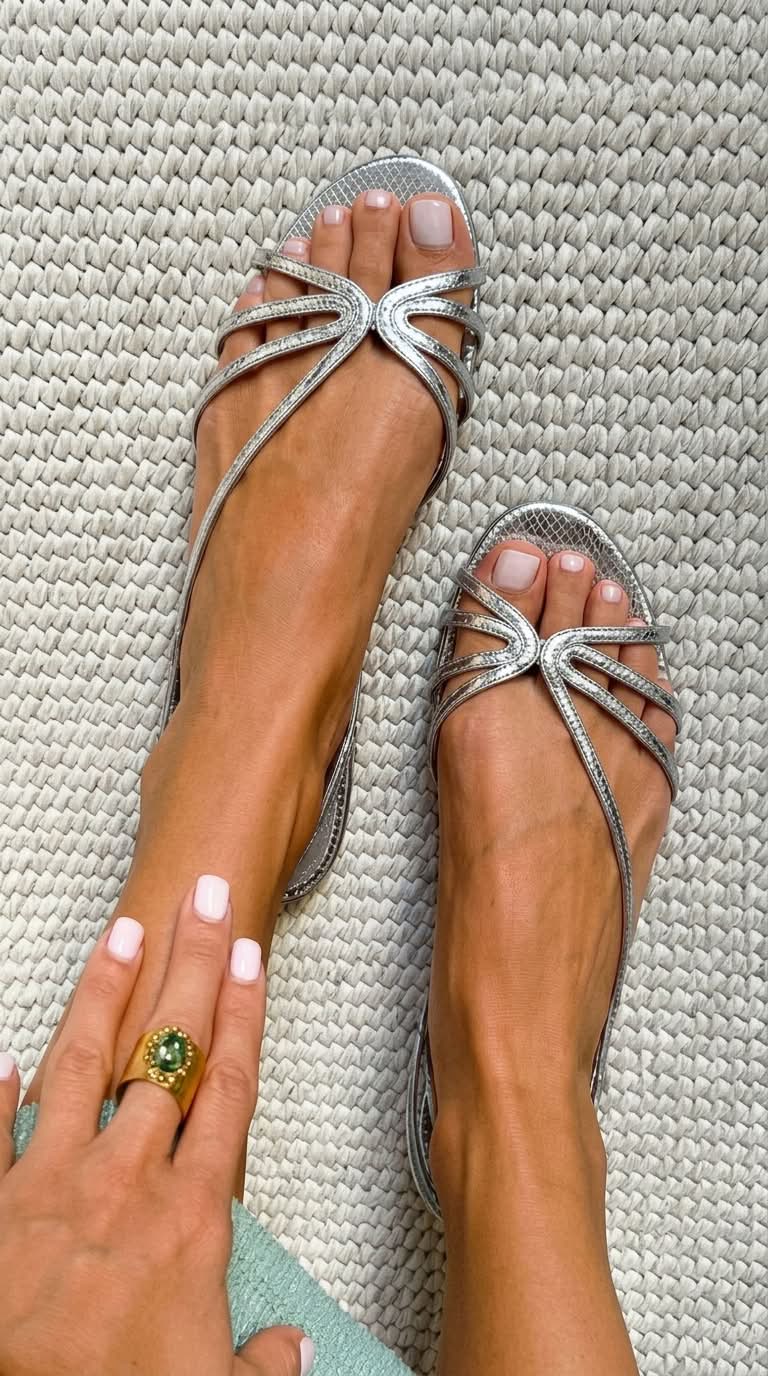Sandalias doradas Ginevra