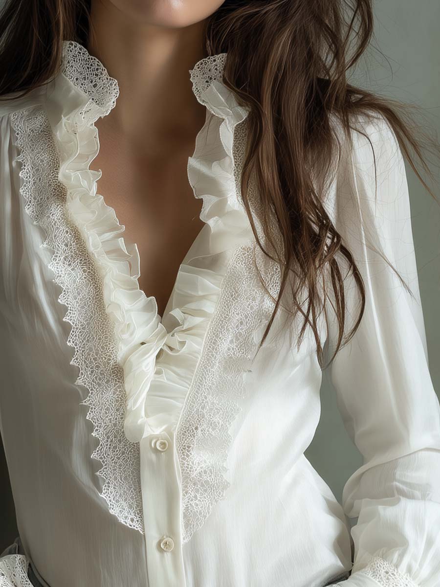 Blusa de encaje Valentina