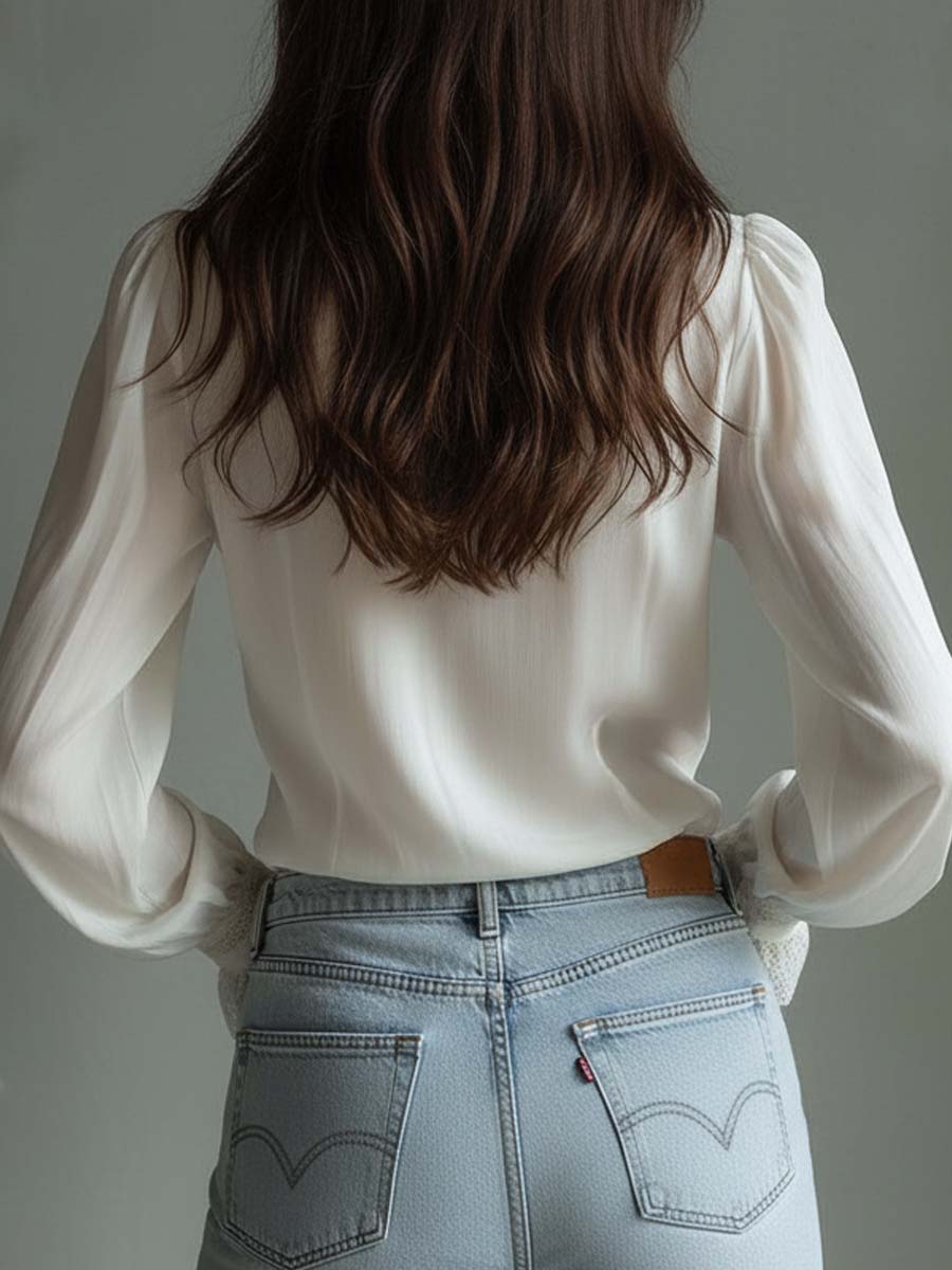 Blusa de encaje Valentina