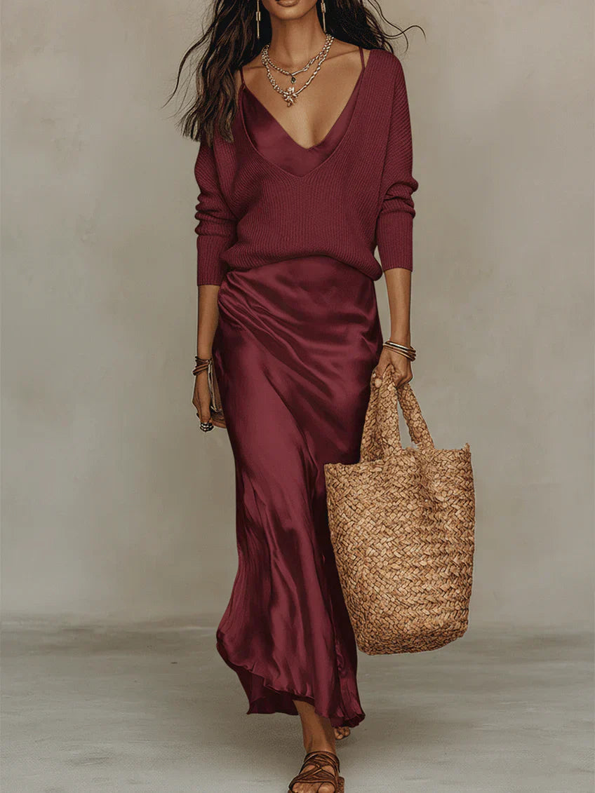Vestido midi Sienna