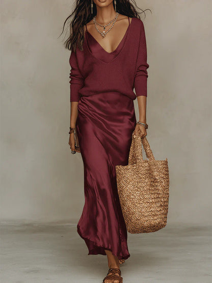 Vestido midi Sienna