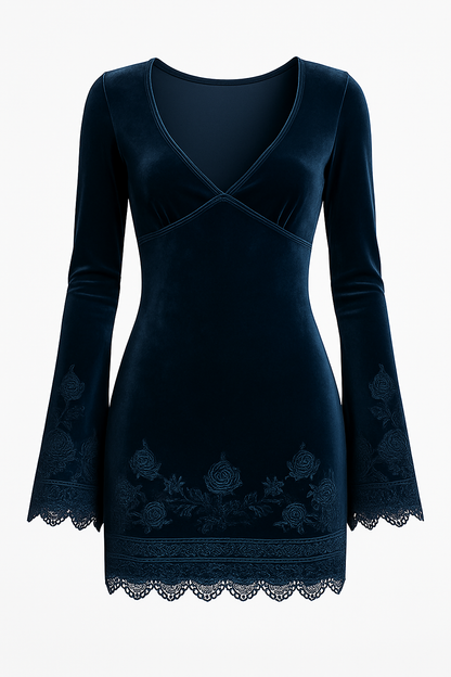 Vestido bordado Regina