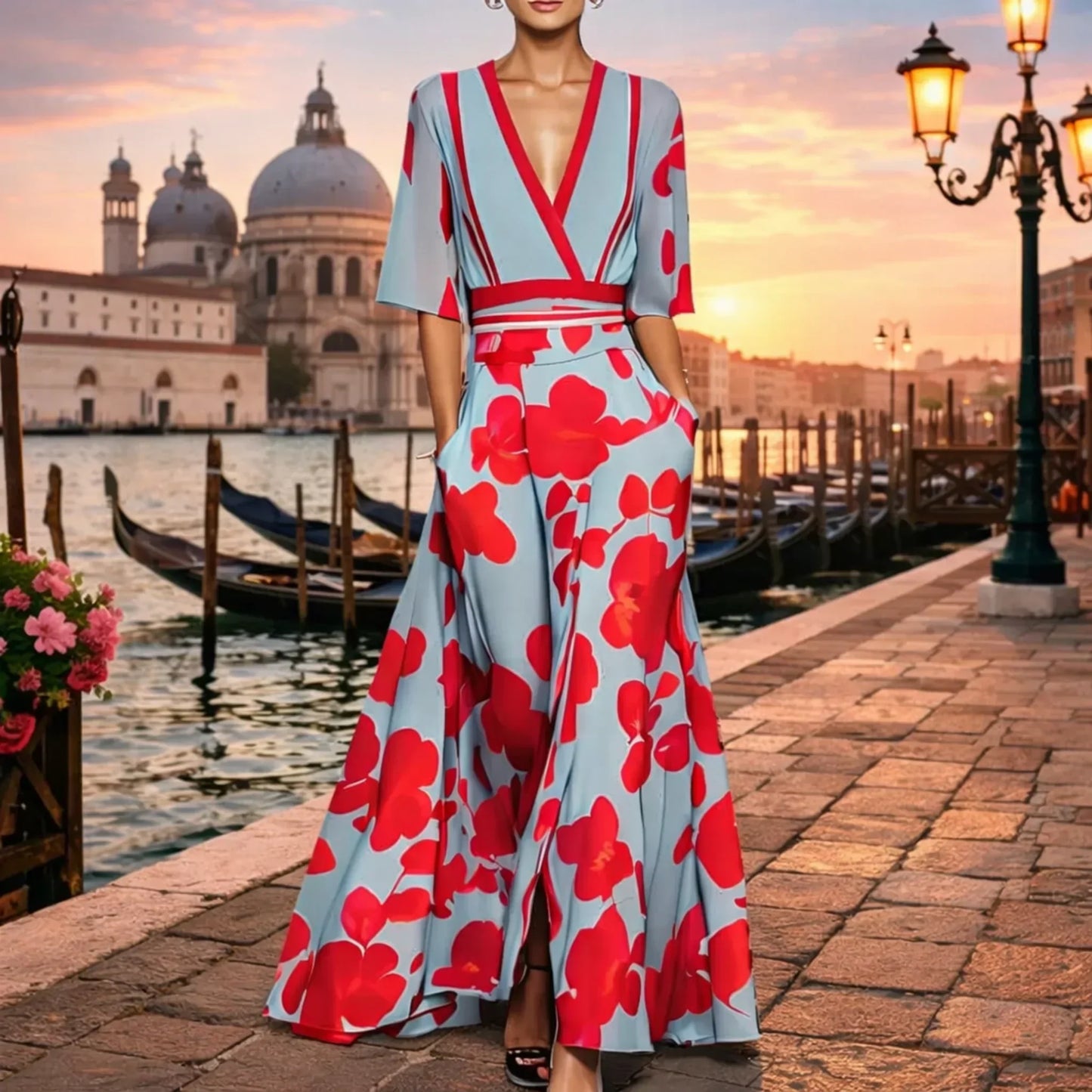 Vestido elegante versátil Selene