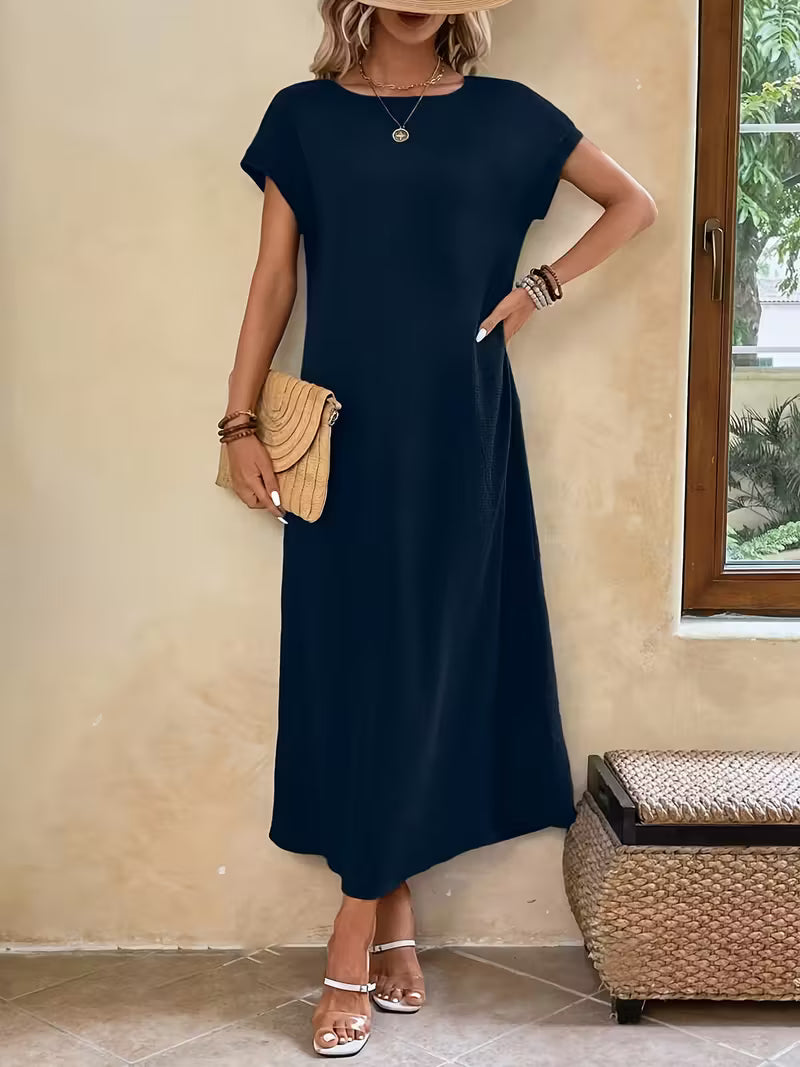 Vestido largo minimalista Alejandra