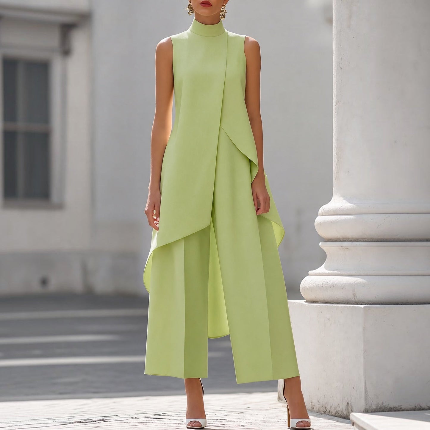 Conjunto con vuelos asimétricos Bianca
