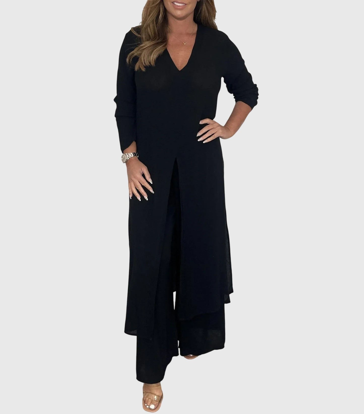 Conjunto elegante de dos piezas Elena