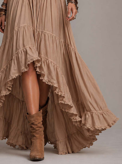 Vestido halter largo Ximena