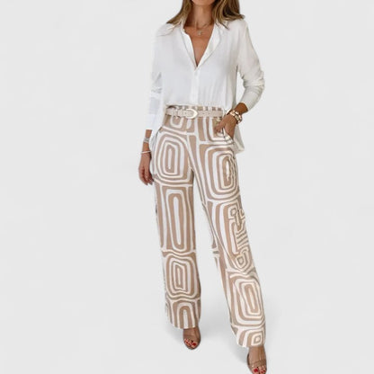 Conjunto elegante de dos piezas Patricia