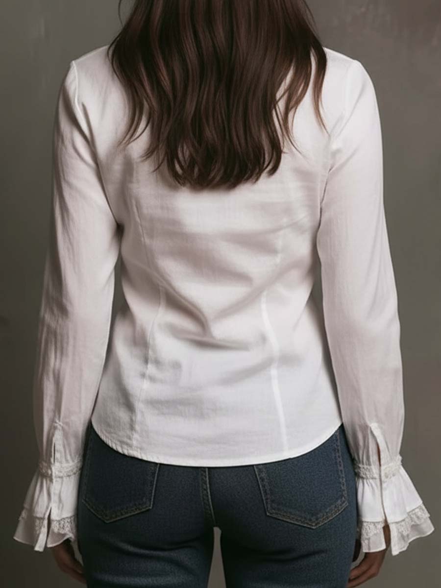 Blusa con volantes Camila