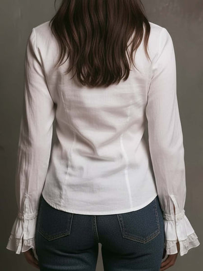 Blusa con volantes Camila