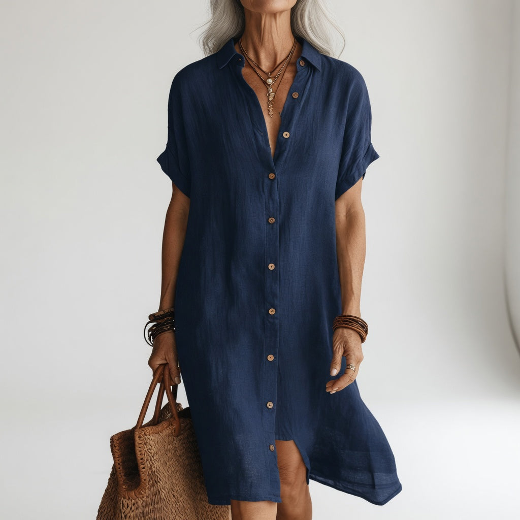 Vestido camisero midi Mariana