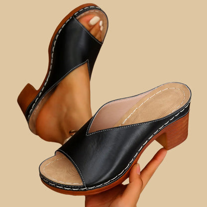 Sandalias ortopédicas de piel Renata