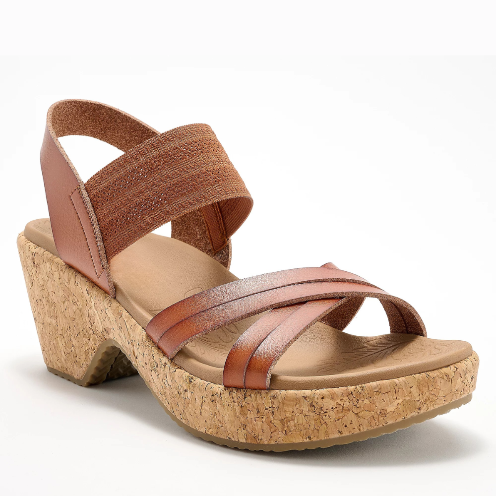 Sandalias de cuña de corcho Andrea
