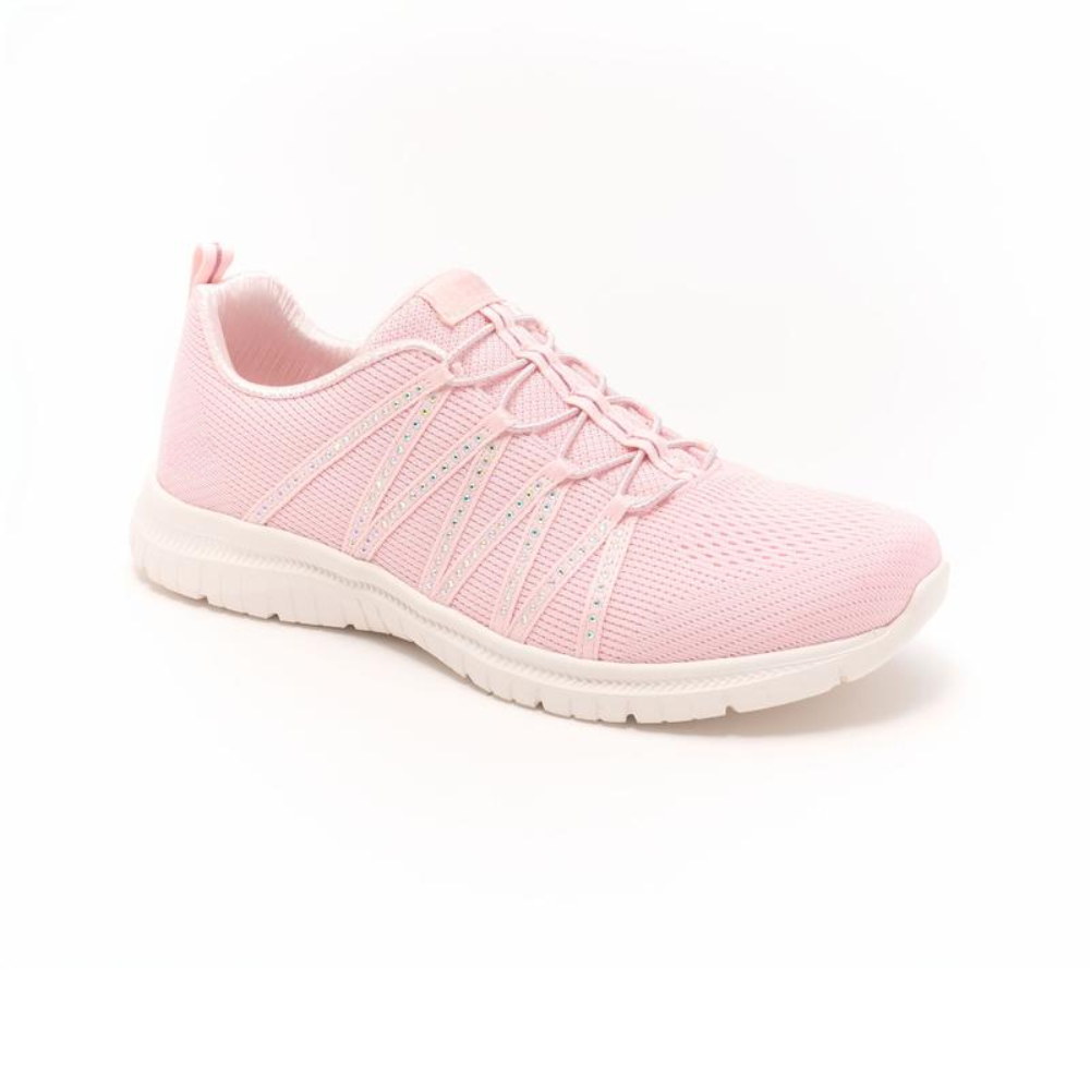 Tenis tejidos con brillos Lucía