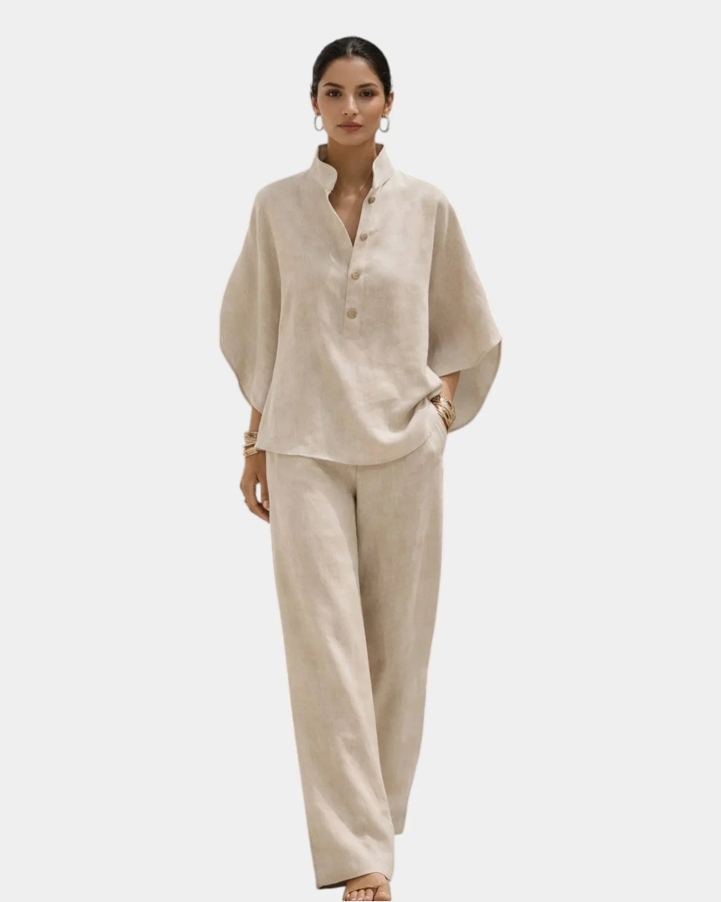 Conjunto de dos piezas de algodón Rebeca