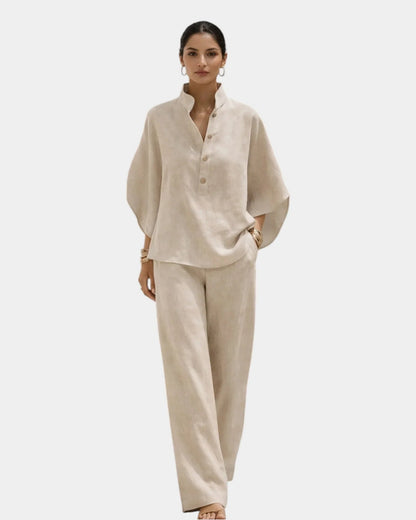 Conjunto de dos piezas de algodón Rebeca