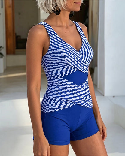 Tankini estampado geométrico Camila