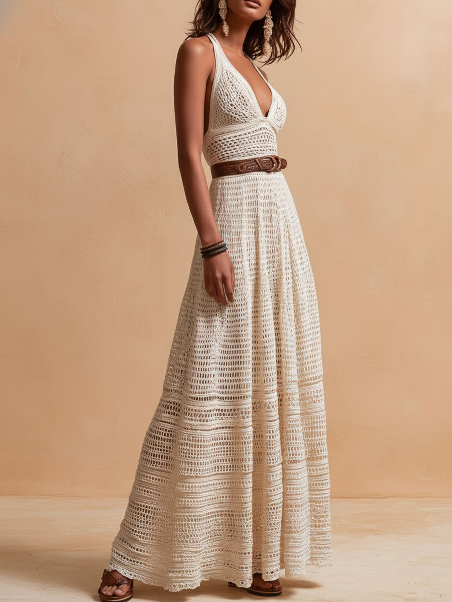 Vestido halter Jade