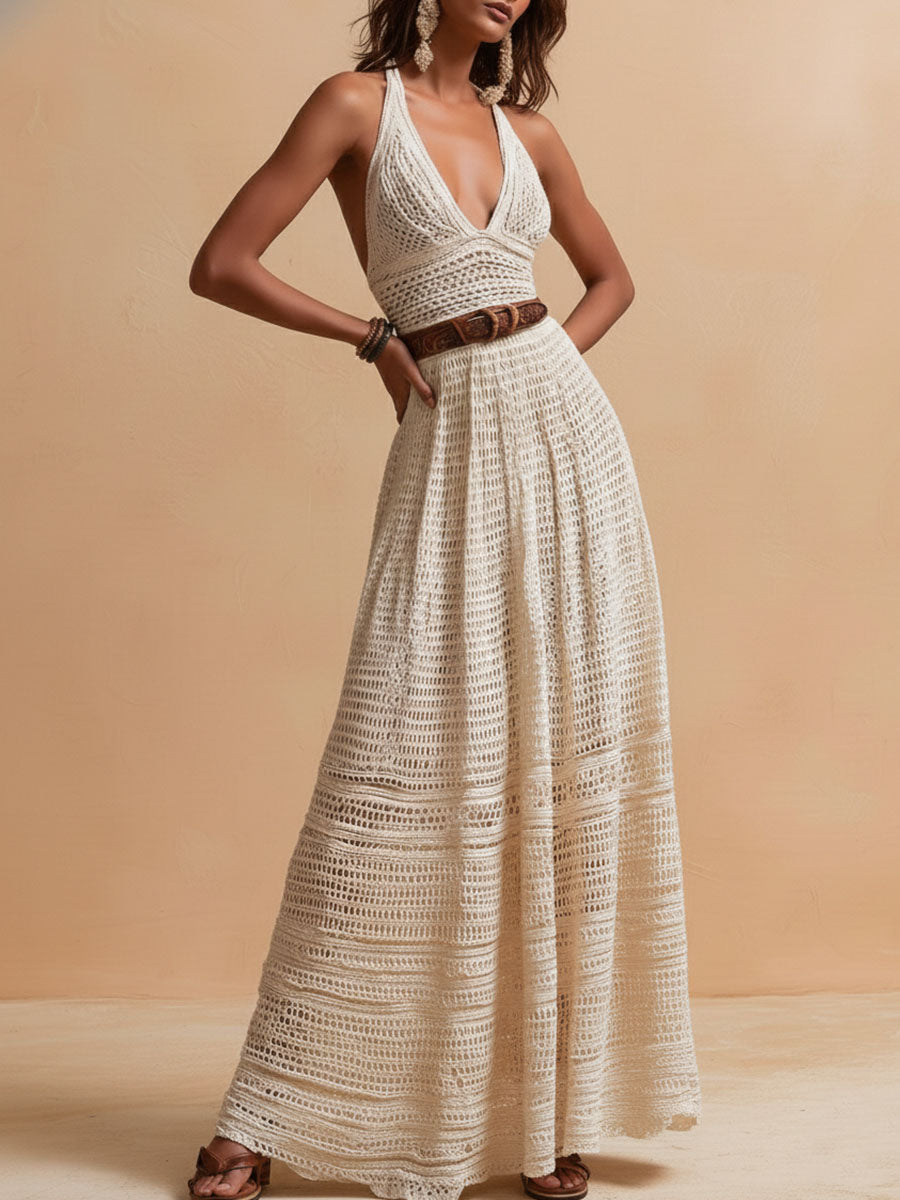 Vestido halter Jade