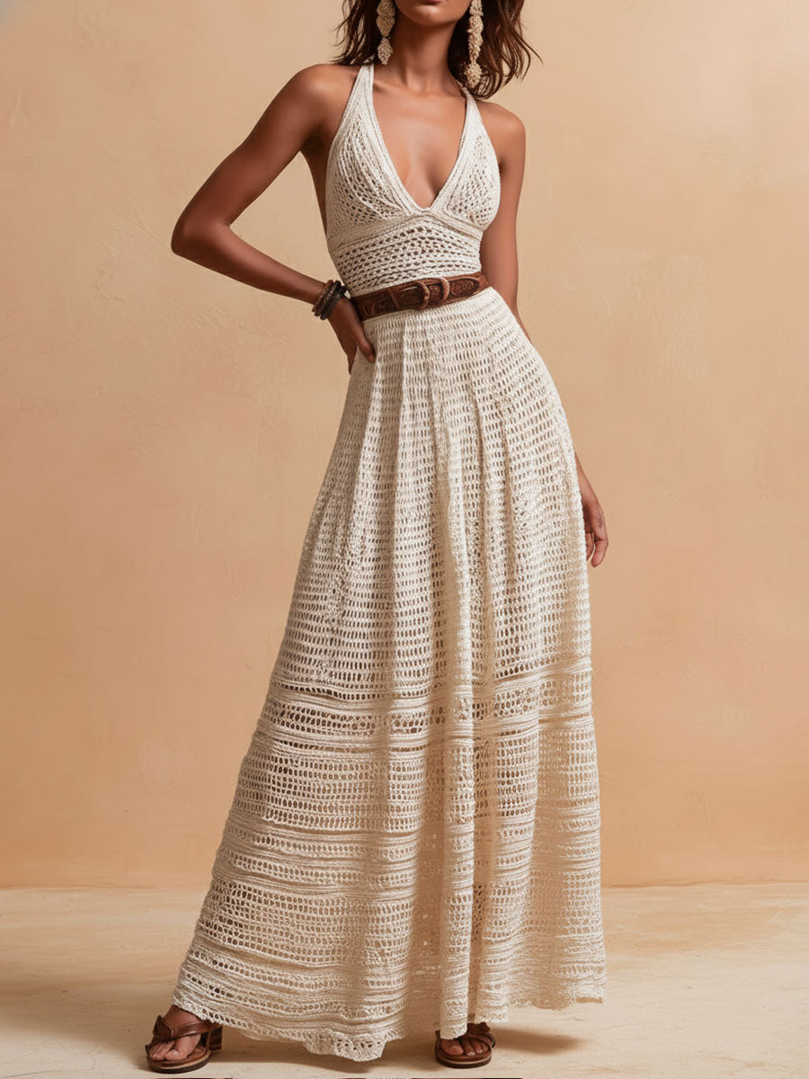 Vestido halter Jade