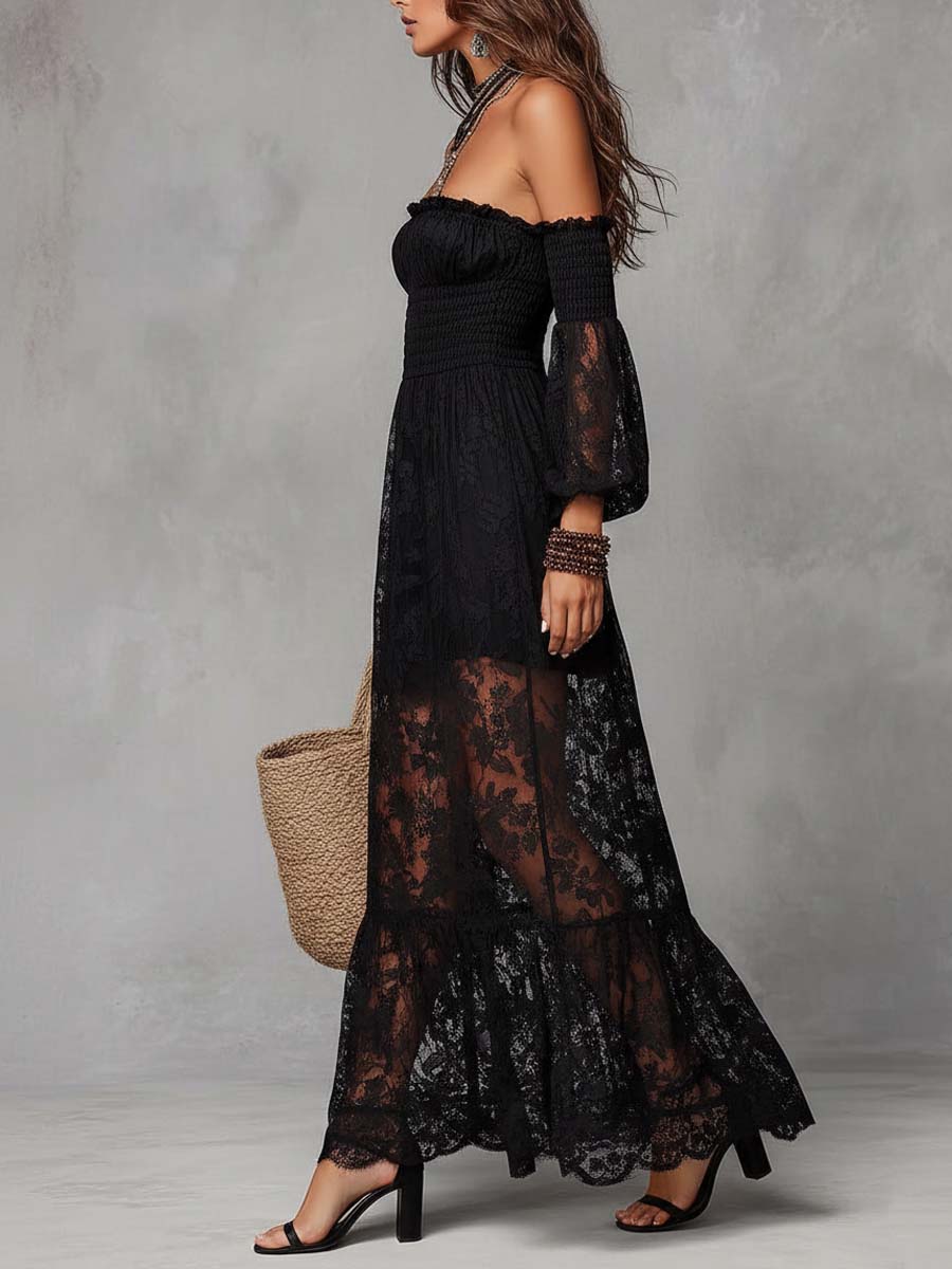 Vestido de encaje Galilea