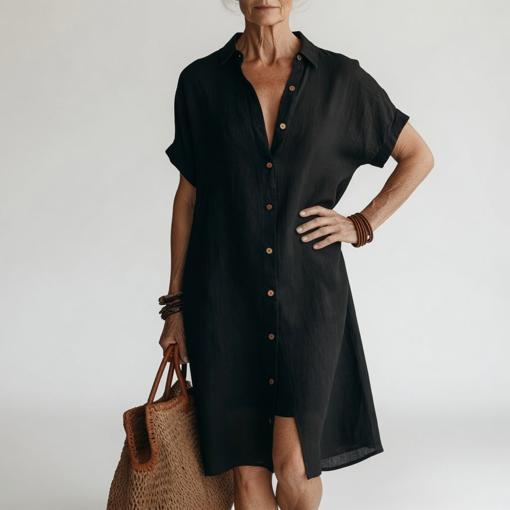 Vestido camisero midi Mariana