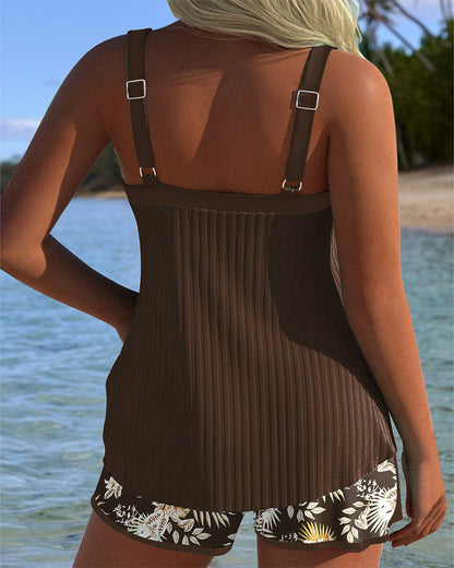 Tankini de rayas con short Karla