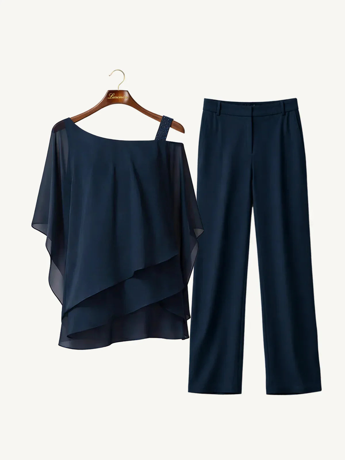 Conjunto de dos piezas en capas Paloma