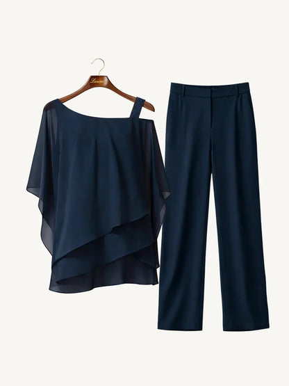 Conjunto de dos piezas en capas Paloma