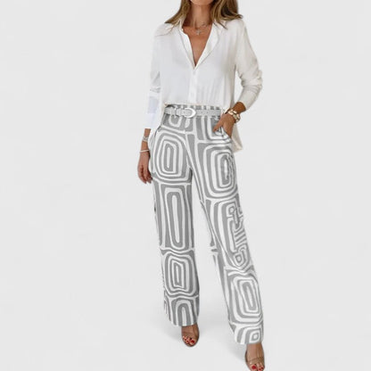 Conjunto elegante de dos piezas Patricia