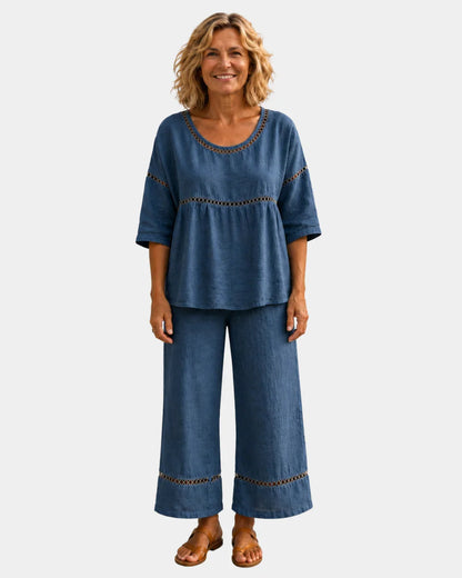 Conjunto blusa y pantalón Ariana