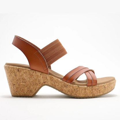 Sandalias de cuña de corcho Andrea