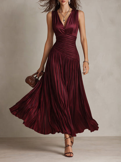 Vestido de saten Daniela