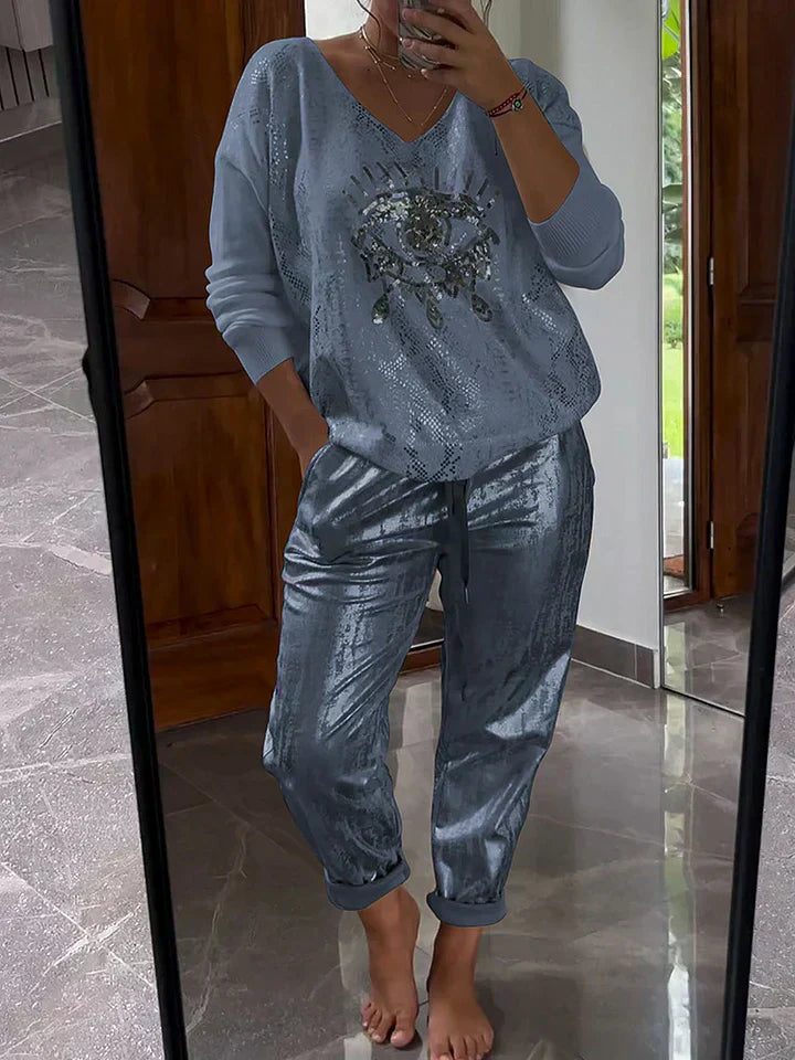 Conjunto casual elegante Mariana