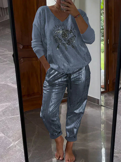 Conjunto casual elegante Mariana