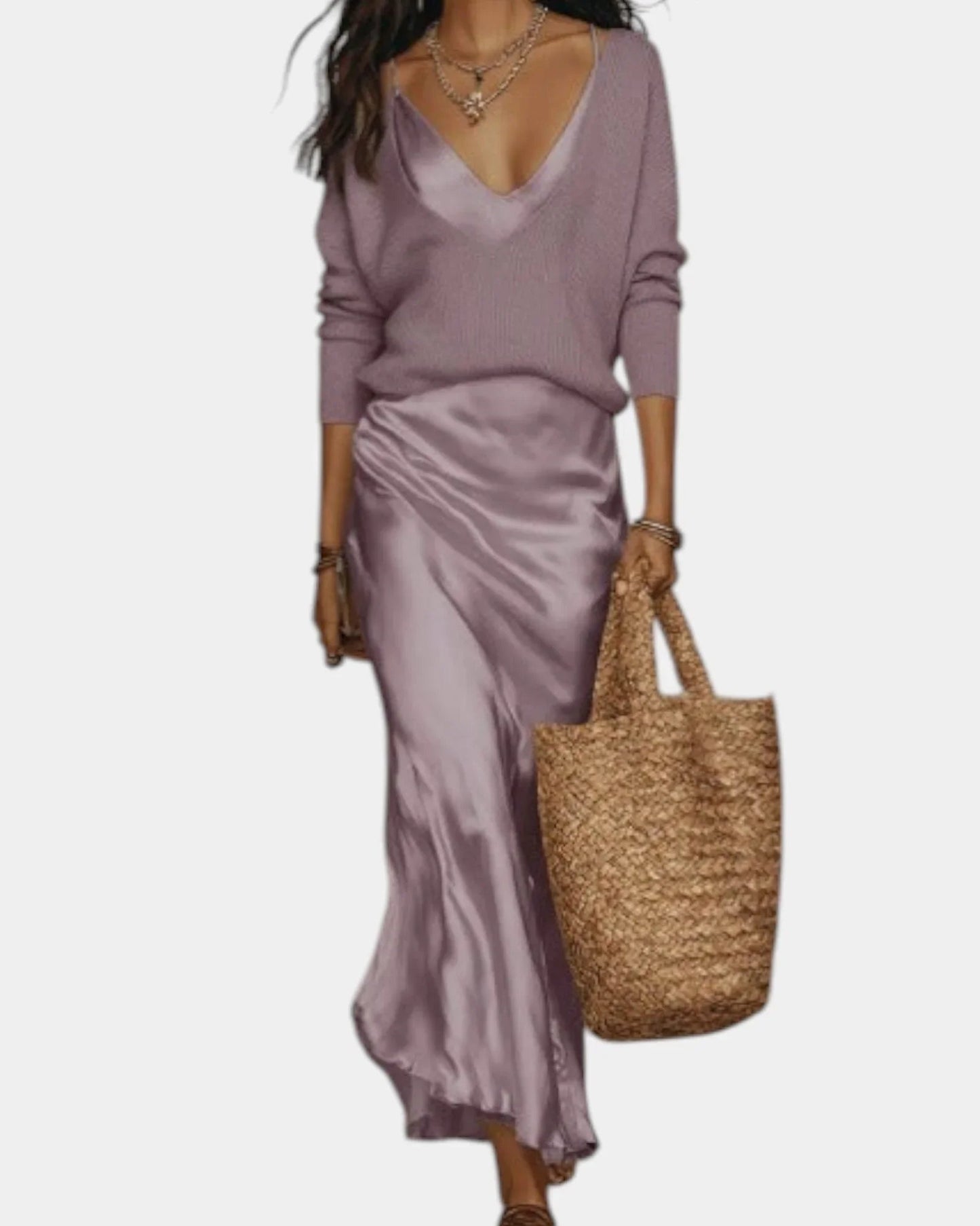 Conjunto de vestido y blusa Elsa