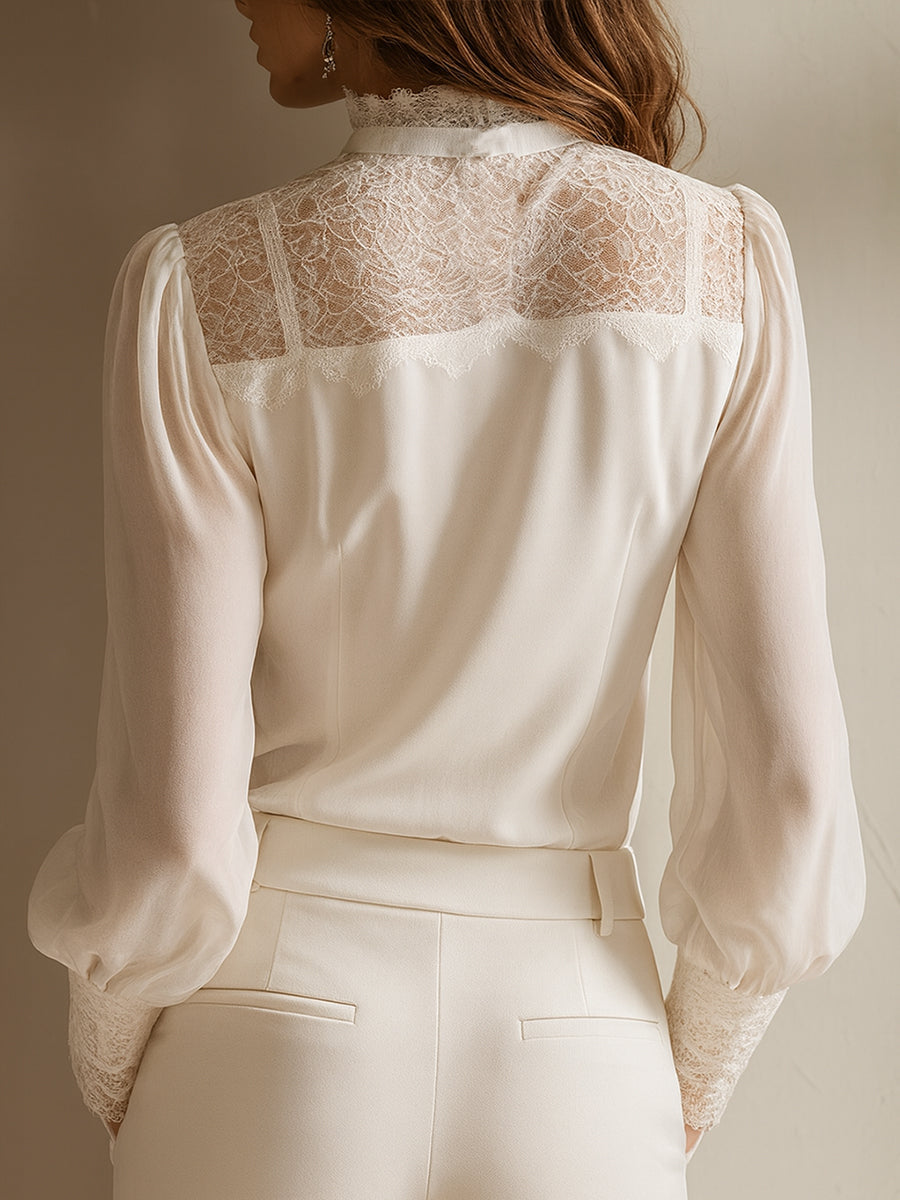 Blusa de encaje Ximena