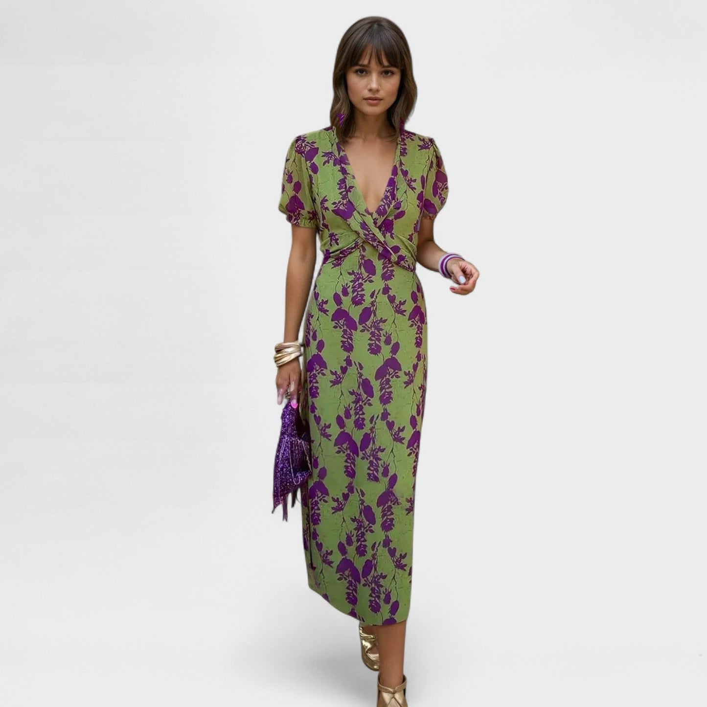 Vestido floral de primavera Julieta