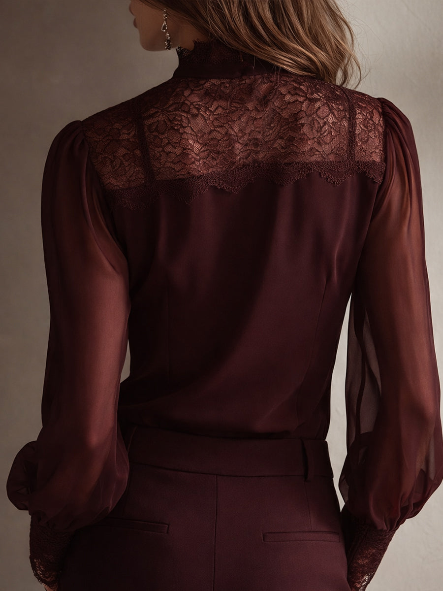 Blusa de encaje Ximena